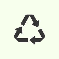 Recycle icon. New trendy recycle vector icon for app, logo, web, ui