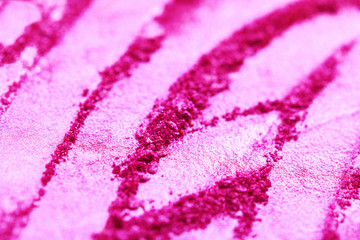 Eye shadow set isolated on white