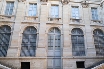 Fototapeta na wymiar rear of the Grand Theatre in French city Bordeaux