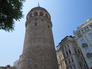 Fototapeta premium Galata Tower in istanbul, Turkey