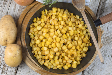 pommes de terre rissolées