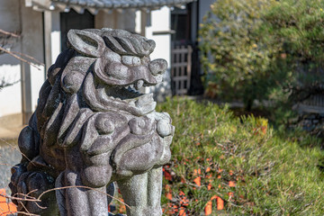 建勲神社 境内の狛犬