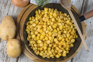 pommes de terre rissolées