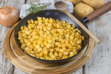 pommes de terre rissolées