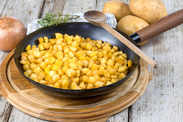 pommes de terre rissolées
