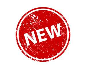 New stamp vector texture. Rubber cliche imprint. Web or print design element for sign, sticker, label.