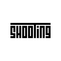 Shooting Word. Retro Calligraphic Style. Manly Typography for T-shirts, Posters, Invitations, Mugs - Vector