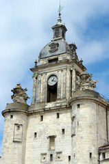 Fototapeta na wymiar Gros-Horloge de la Rochelle