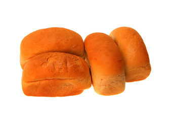 bread isolated on white background