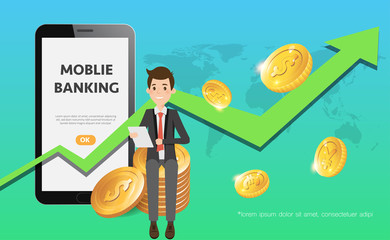 Web Page Design For Financial Concept