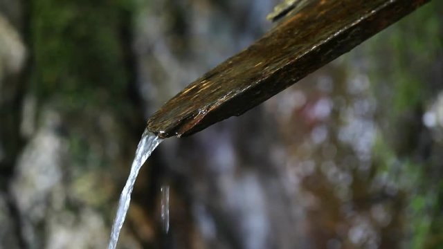 Natural freshwater spring in Austria