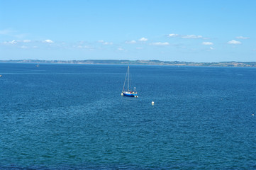 Navire dans l'Atlantique