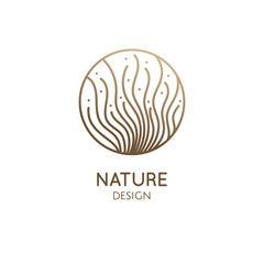 Logo seaweed elements
