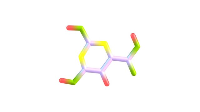 Isolated rotating orotic acid molecule
