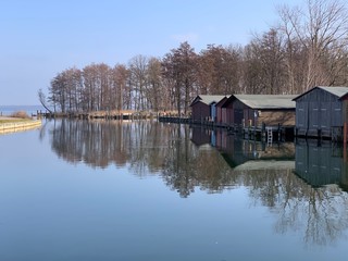 Obraz premium Blick auf den Plauer See