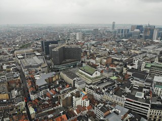 Amazing view from above. The capital of Belgium. Great Brussels. Very historical and touristic place. Must see. View from Drone. Main Square