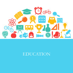 Education design concept.