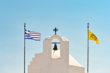 The church Agios Nikolaos in the port of Aegina island