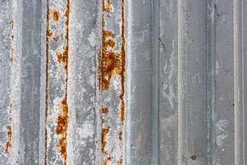 Rust corrugated metal