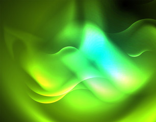 Neon lights vector abstract background