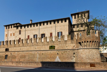 Fototapeta na wymiar Rocca Sanvitale in Fontanellato