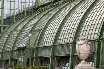 Palmenhaus detail Burggarten park Vienna Austria