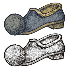 Greek Tsarouchi Woodcut 2