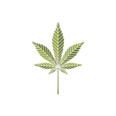 Fototapeta premium Vintage retro cbd cannabis marijuana hemp pot leaf farm cultivation logo design