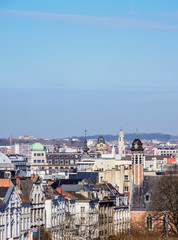 Cityscape seen from Mont des Arts, Brussels, Belgium