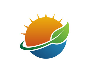 Leaf sun sphere energy