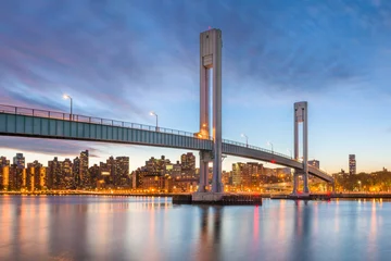 Foto op Aluminium Wards Island Bridge, New York City © SeanPavonePhoto