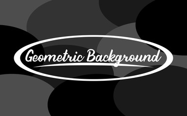abstract black circle background vector illustration