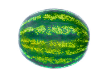 Watermelon on a white background. Isolate, ripe watermelon.