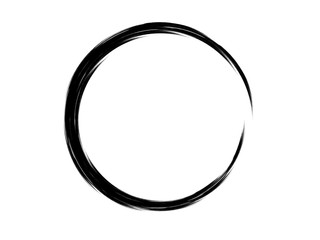 Grunge circle made for your design.Grunge oval shape made for marking.