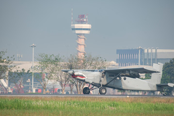 Fototapeta premium Light aircraft Pilatus PC-6