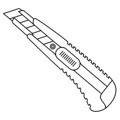 Plastic snap knife
