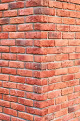 Obraz premium brick wall corner edge