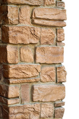 decorative masonry wall corner edge