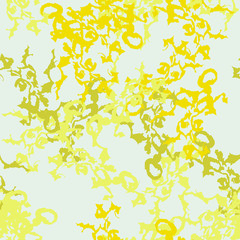 Urban UFO camouflage of various shades of yellow, grey and green colors