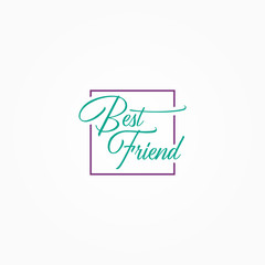 Friendship Day Logo Vector Design Template