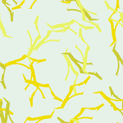 Urban UFO camouflage of various shades of yellow, grey and green colors