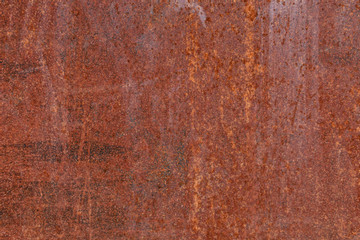 Background: Rusted brown metal surface