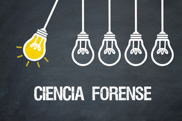 Fototapeta premium Ciencia forense