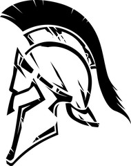 Spartan Helm Abstract Design
