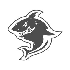 Obraz premium Shark Logo Design Vector. Sharks Logo for a club or sport team