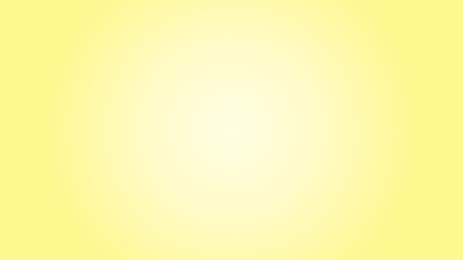 Radial gradient smooth vector background. Yellow and white color