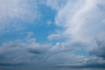Obraz premium blue sky with white clouds