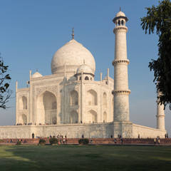 Fototapeta na wymiar Agra, Taj Mahal in the sunset