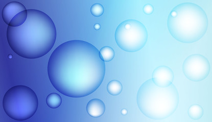 Abstract illustration with blurred drops. For flyer, brochure, booklet and websites design Bright Gradient Color Vector illustration.