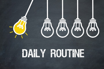 Fototapeta premium Daily routine